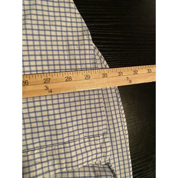 Polo Ralph Lauren Performance Long Sleeve Button Down White Blue Plaid Large - Picture 7 of 7